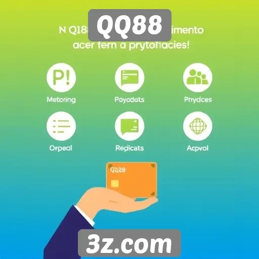 Métodos de pagamento aceitos no QQ88